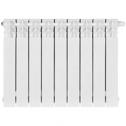 Радиатор биметаллический STOUT TITAN VENTIL 500 9 секций нижнее правое подключение