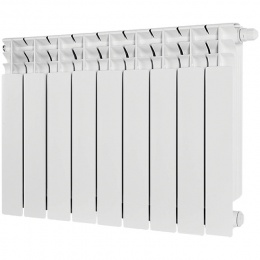 Радиатор биметаллический STOUT TITAN VENTIL 500 9 секций нижнее правое подключение