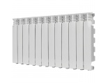 Радиатор алюминиевый STOUT GAMMA 500 12 секций боковое подключение (белый RAL 9010)
