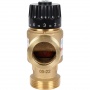 Термостатический смесительный клапан для систем отопления и ГВС STOUT 1 1/4"  НР 30-65°С KV 3,5, центральное смешивание