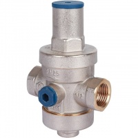 Редуктор давления поршневой под манометр 1/2"вр Stout PN25, 1-5.5 бар