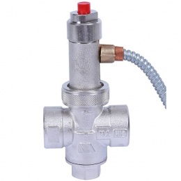 STOUT Термоклапан для твердотопливных котлов 1/2", капиляр, 1300 мм.