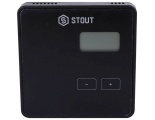 STOUT Беспроводной комнатный двухпозиционный регулятор ST-294v2, черный