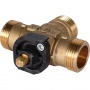 Компактный 3-Ходовой зональный клапан STOUT, сервопривод 230V, с кабелем 1м., НР 1", Kv 8