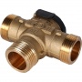 Компактный 3-Ходовой зональный клапан STOUT, сервопривод 230V, с кабелем 1м., НР 1", Kv 8