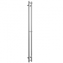 SHQ-R1R0-012008 STOUT полотенцесушитель элекрический ROCK round 120*08 Полированный 2 опоры