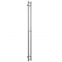 SHQ-R1R0-012008 STOUT полотенцесушитель элекрический ROCK round 120*08 Полированный 2 опоры