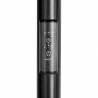 SHQ-R2R0-012008 STOUT полотенцесушитель элекрический ROCK round 120*08 Черный матовый 2 опоры
