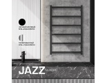 SHQ-J2QQ-008050 STOUT полотенцесушитель элекрический JAZZ quadro 80*50 Черный матовый
