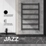 SHQ-J2QQ-008050 STOUT полотенцесушитель элекрический JAZZ quadro 80*50 Черный матовый