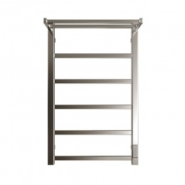 SHQ-J1QQ-F08050 STOUT полотенцесушитель элекрический JAZZ quadro 80*50 Полированный с полкой