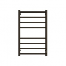 SHQ-F2QQ-008050 STOUT полотенцесушитель элекрический FORTE quadro 80*50 Черный матовый