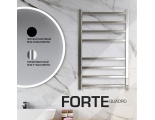 SHQ-F2QQ-008050 STOUT полотенцесушитель элекрический FORTE quadro 80*50 Черный матовый