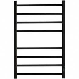 SHQ-P2QR-008050 STOUT полотенцесушитель элекрический PIANO quadro 80*50 Черный матовый