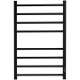 SHQ-P2QR-008050 STOUT полотенцесушитель элекрический PIANO quadro 80*50 Черный матовый
