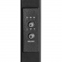 SHQ-P2QR-008050 STOUT полотенцесушитель элекрический PIANO quadro 80*50 Черный матовый
