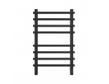 SHQ-T2QQ-008050 STOUT полотенцесушитель элекрический TECHNO quadro 80*50 Черный матовый