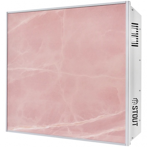 STOUT отопительная панель ROSE STONE SCT 60*60 розовый гранит / серый корпус купить в интернет магазине Санрай73