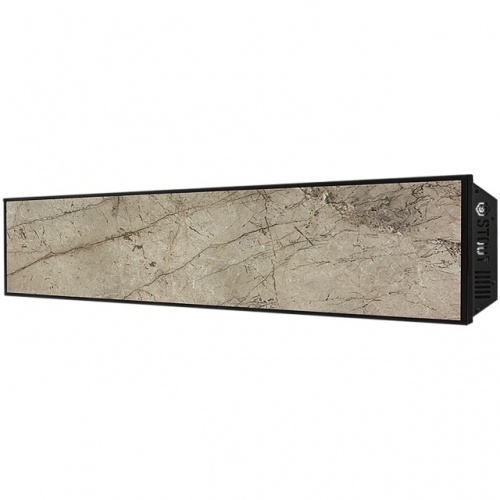 STOUT отопительная панель GREY STONE SCT 120*30 серый гранит / черный корпус купить в интернет магазине Санрай73