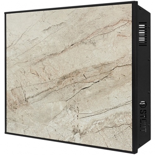 STOUT отопительная панель GREY STONE SCT 60*60 серый гранит / черный корпус купить в интернет магазине Санрай73