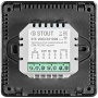 STOUT Терморегулятор универсальный 3А, ON/OFF, TFT, NTC 10К -2м, черный