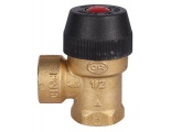 Клапан предохранительный 6bar 1/2"вр х 1/2"вр Stout для отопления