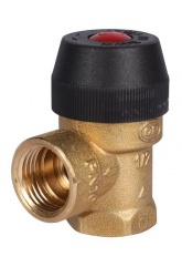 Клапан предохранительный 6bar 1/2"вр х 1/2"вр Stout для отопления