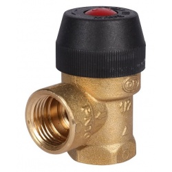 Клапан предохранительный 6bar 1/2"вр х 1/2"вр Stout для отопления