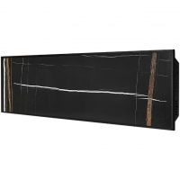 Отопительная панель STOUT BLACK STONE SCT 120*30 черный гранит / черный корпус