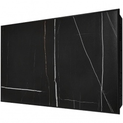 Отопительная панель STOUT BLACK STONE SCT 120*60 черный гранит / черный корпус