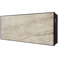 Отопительная панель STOUT GREY STONE SCT 120*60 серый гранит / черный корпус