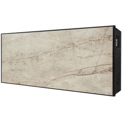 Отопительная панель STOUT GREY STONE SCT 120*60 серый гранит / черный корпус