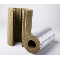 Цилиндр теплоизоляционный базальтовый кашированный 64/40