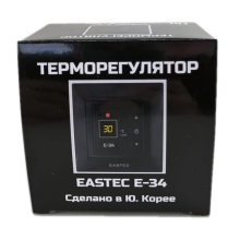 Терморегулятор EASTEC E-34 черный встраиваемый 3,5 кВт