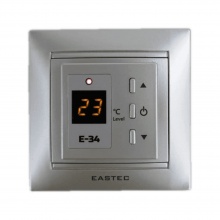 Терморегулятор EASTEC E-34 серебро встраиваемый 3,5 кВт