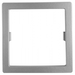 Рамка-адаптер (вставка) WERKEL к терморегулятору Е-30 и Е-34 серебряный