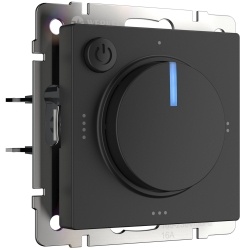 Терморегулятор электромеханический для теплого пола WERKEL черный