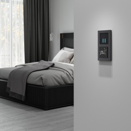 Терморегулятор сенсорный для теплого пола WERKEL Wi-Fi черный