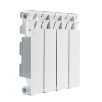 Радиатор алюминиевый Fondital Calidor Super B4 350/100 4 секции, боковое подключение, белый