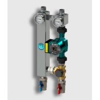 Насосная группа Север S25/6 Aisi с трехходовым клапаном, насосом, 25 кВт, сталь нержавеющая