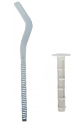 Кронштейн анкерный 7х180мм белый, для секционного радиатора