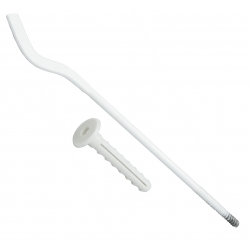 Кронштейн анкерный 7х300мм Valfex белый, для секционного радиатора