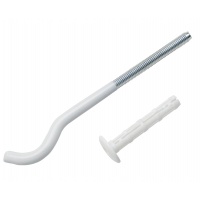 Кронштейн анкерный 9х200мм белый, для секционного радиатора