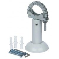 Кронштейн напольный регулируемый цепной Vieir белый, для секционного радиатора