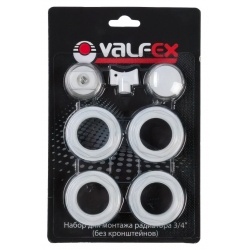 Набор радиаторный универсальный 3/4" Valfex 7 элементов, без кронштейнов