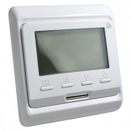 Терморегулятор EASTEC E 51.716 WiFi белый, программируемый, встраиваемый, 3,5 кВт, WiFi