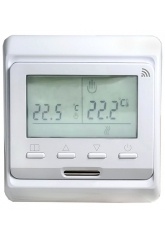 Терморегулятор EASTEC E 51.716 WiFi белый, программируемый, встраиваемый, 3,5 кВт, WiFi