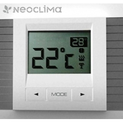 Терморегулятор Neoclima цифровой, встраиваемый, белый