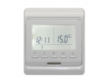 Терморегулятор комнатный Vieir VR296 с датчиком для теплого пола, програмируемый, белый