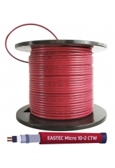 Кабель греющий саморегулирующийся Eastec MICRO 10-2CTW, 10 Вт/м, монтаж в трубу, c пищевой оболочкой